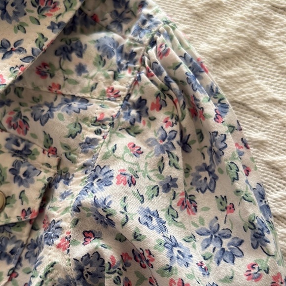 Gently Loved Ralph Lauren Kids Floral Button Down Western Style Shirt - Picture 4 of 9
